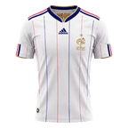 France Retro Away Jersey 2010 White Men's