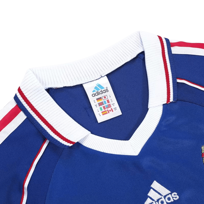 France Retro Home Jersey 1998 Blue Men's