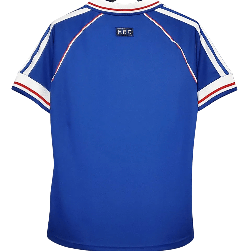 France Retro Home Jersey 1998 Blue Men's