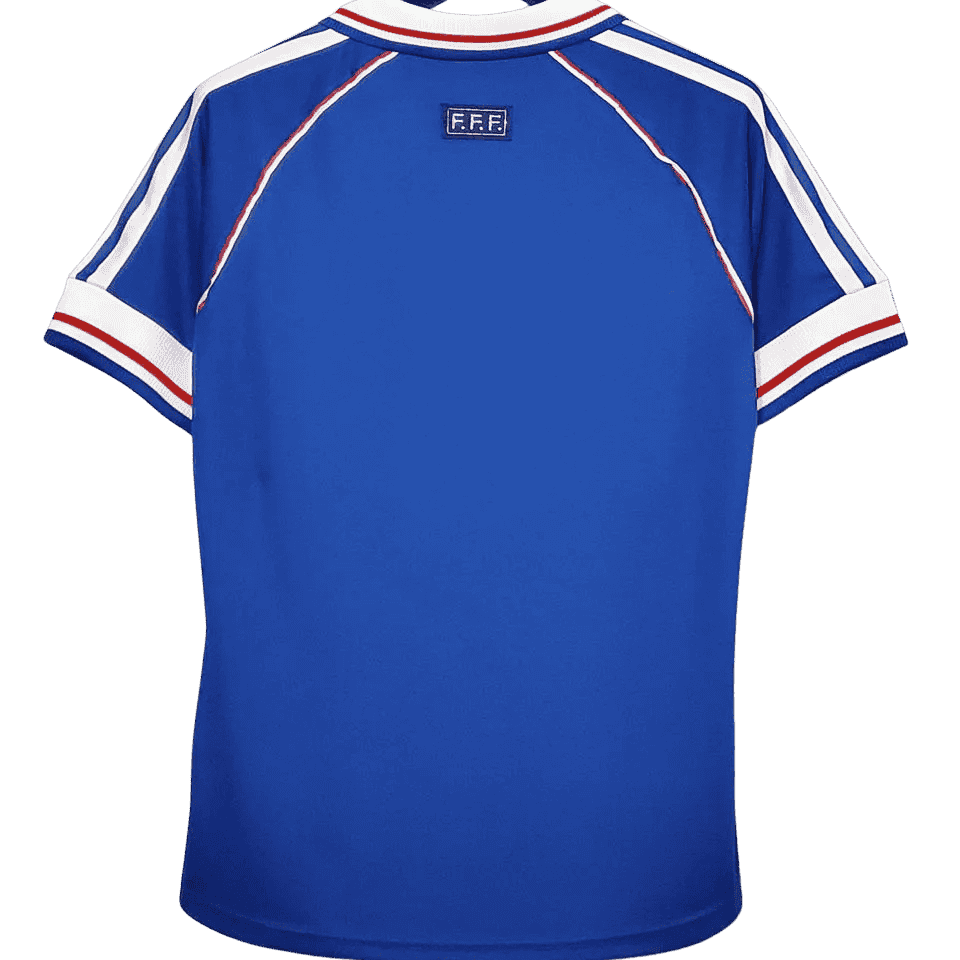 France Retro Home Jersey 1998 Blue Men's