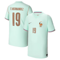 France T. HERNANDEZ #19 Away World Cup 2026 Jersey Light Blue Men's