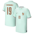 France T. HERNANDEZ #19 Away World Cup 2026 Jersey Light Blue Men's