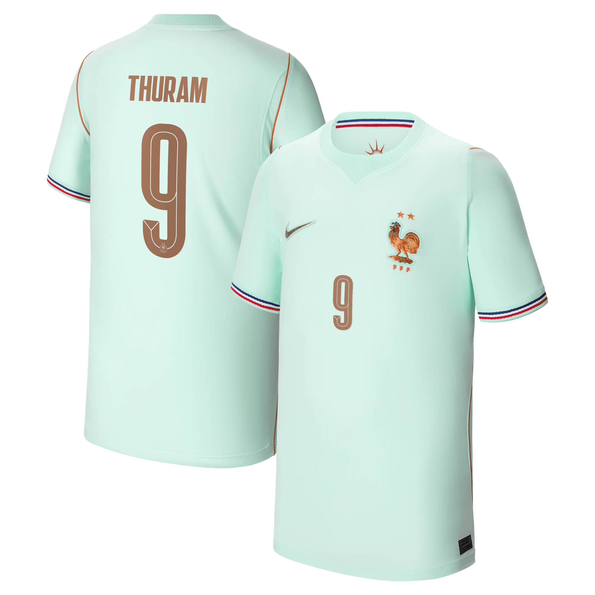 France THURAM #9 Away World Cup 2026 Jersey Light Blue Men's