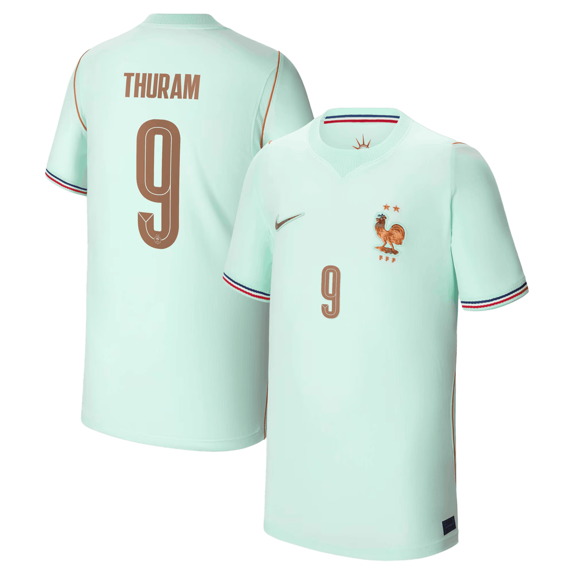 France THURAM #9 Away World Cup 2026 Jersey Light Blue Men's
