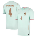 France UPAMECANO #4 Away World Cup 2026 Jersey Light Blue Men's