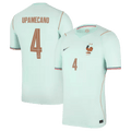 France UPAMECANO #4 Away World Cup 2026 Jersey Light Blue Men's