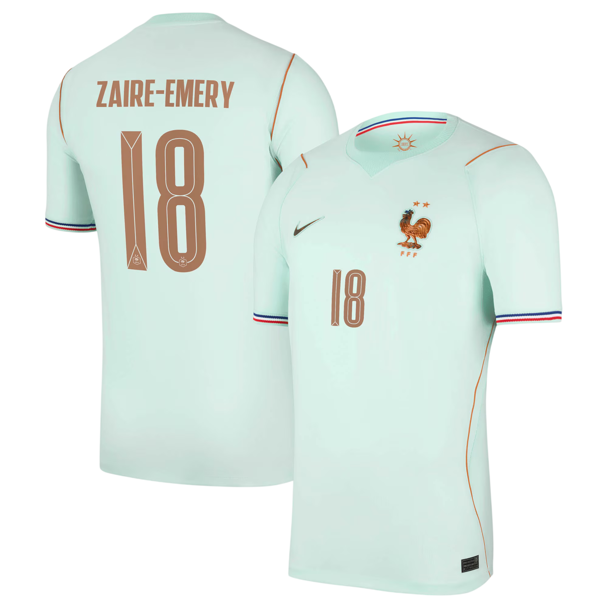 France ZAIRE-EMERY #18 Away World Cup 2026 Jersey Light Blue Men's