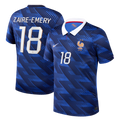 France ZAIRE-EMERY #18 Home World Cup 2026 Jersey Blue Men's