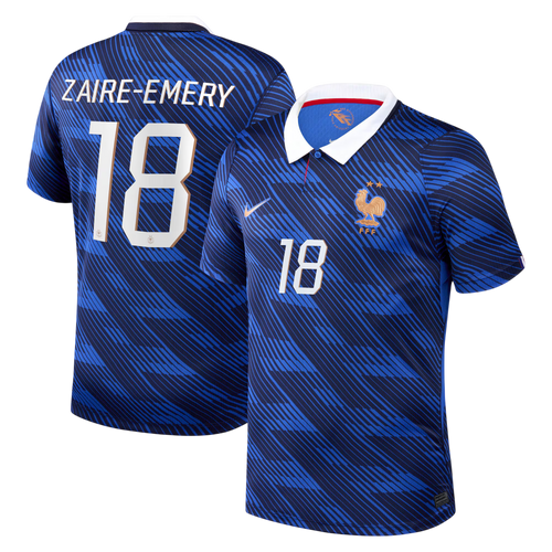 France ZAIRE-EMERY #18 Home World Cup 2026 Jersey Blue Men's