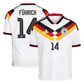 Germany FÜHRICH #14 Home World Cup 2026 Jersey White Men's