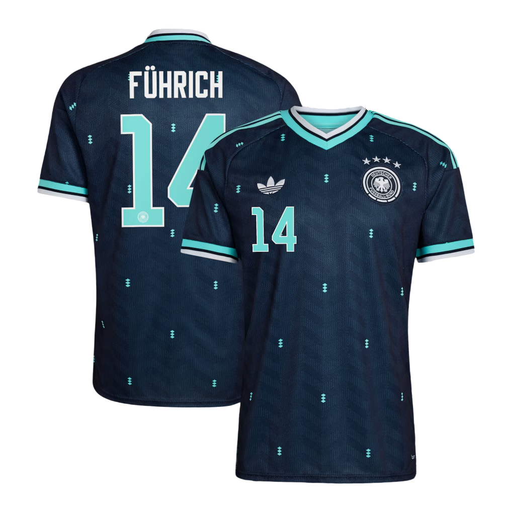 Germany FÜHRICH #14 Away World Cup 2026 Jersey Navy Men's