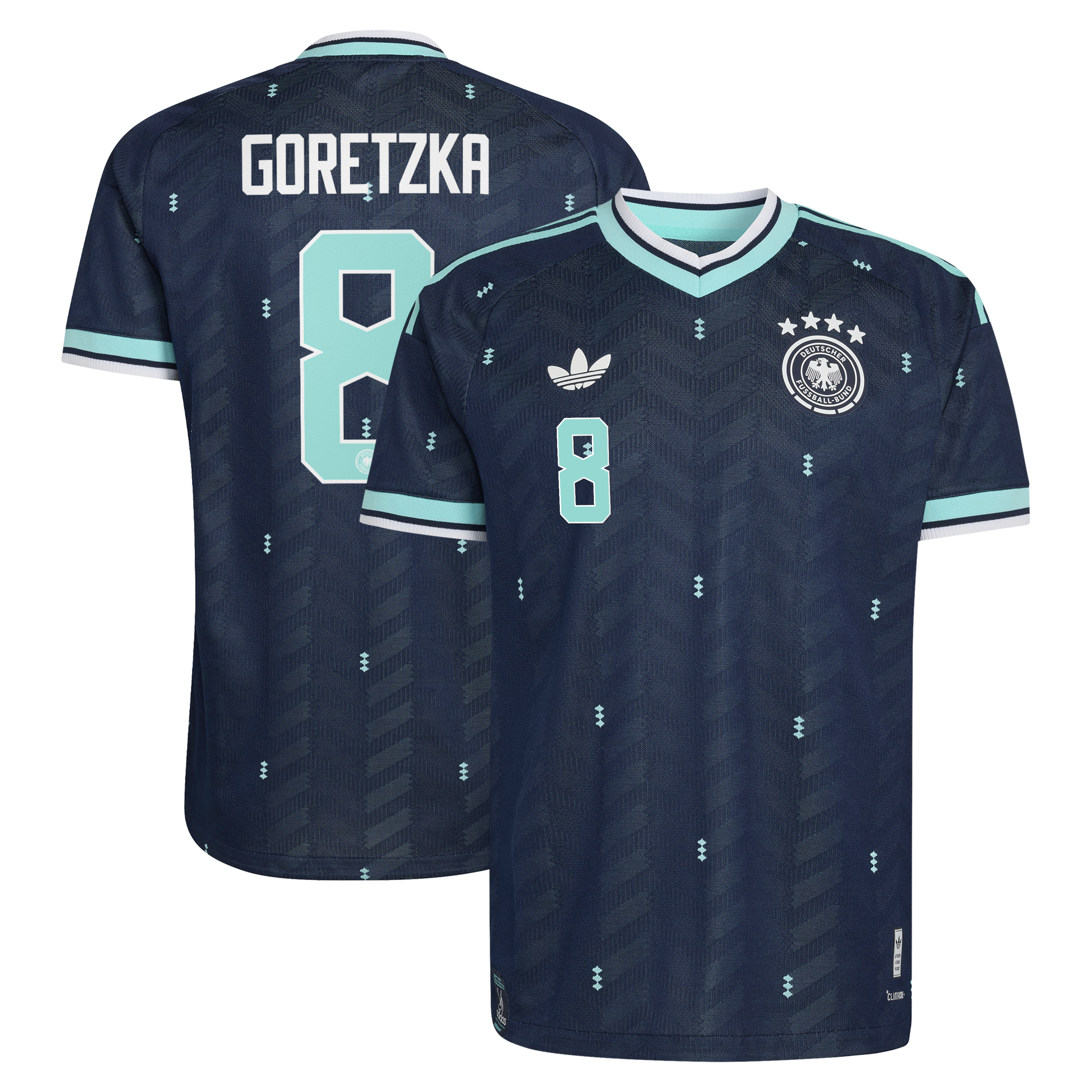 Germany GORETZKA #8 Away World Cup 2026 Jersey Navy Men's