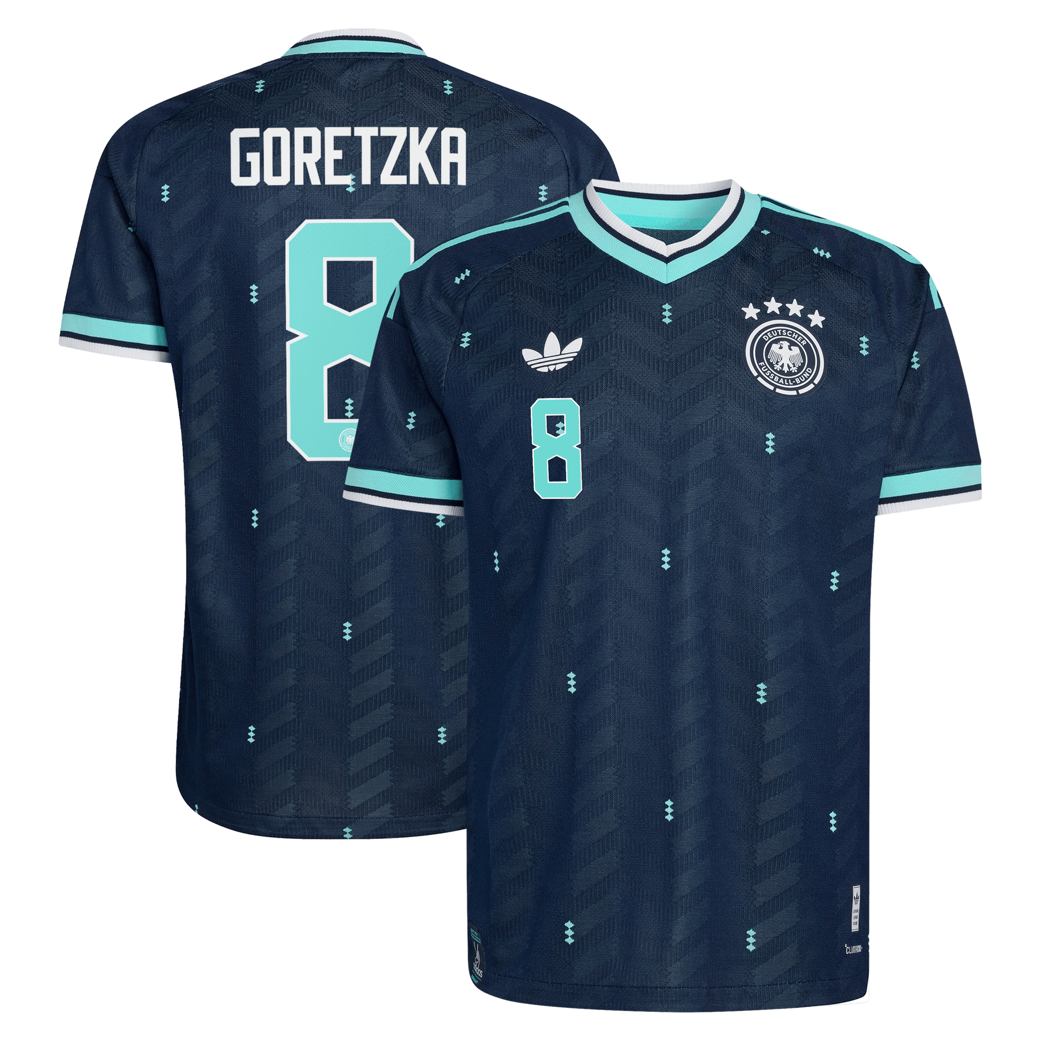 Germany GORETZKA #8 Away World Cup 2026 Jersey Navy Men's
