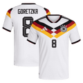 Germany GORETZKA #8 Home World Cup 2026 Jersey White Men's