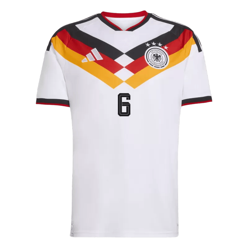 Germany KIMMICH #6 Home World Cup 2026 Jersey White Men's