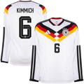 Germany KIMMICH #6 Home World Cup 2026 Long Sleeve Jersey White Men's