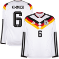 Germany KIMMICH #6 Home World Cup 2026 Long Sleeve Jersey White Men's