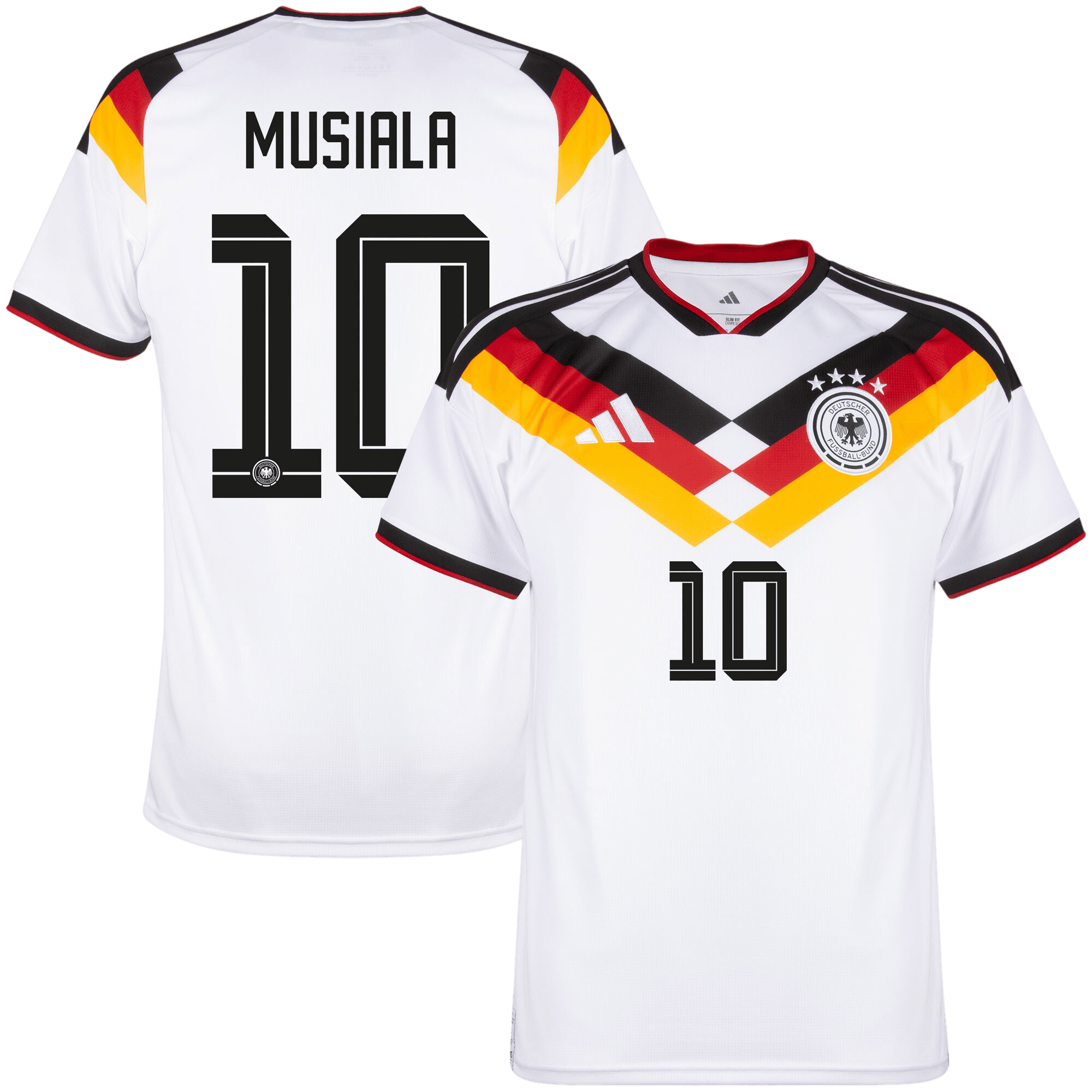 Germany MUSIALA #10 Home World Cup 2026 Jersey White Men's