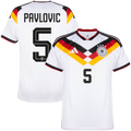 Germany PAVLOVIC #5 Home World Cup 2026 Jersey White Men's