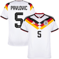 Germany PAVLOVIC #5 Home World Cup 2026 Jersey White Men's