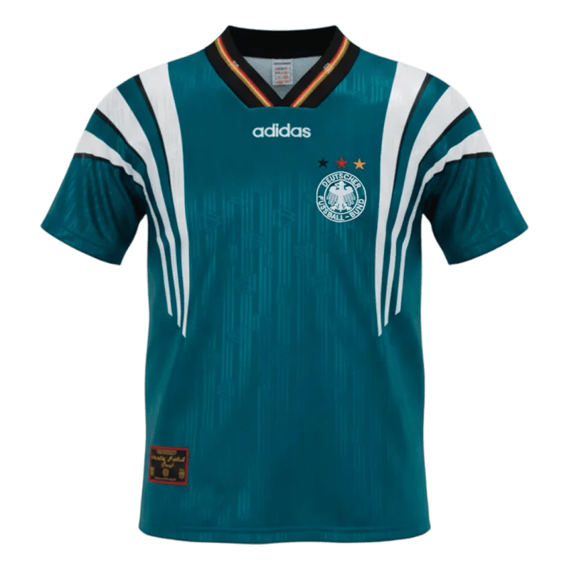 Germany Retro Away Jersey 1996 Green Men's
