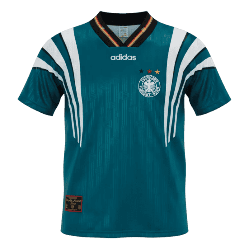 Germany Retro Away Jersey 1996 Green Men's