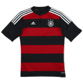 Germany Retro Away Jersey 2014 Black & Red Men's