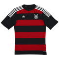 Germany Retro Away Jersey 2014 Black & Red Men's