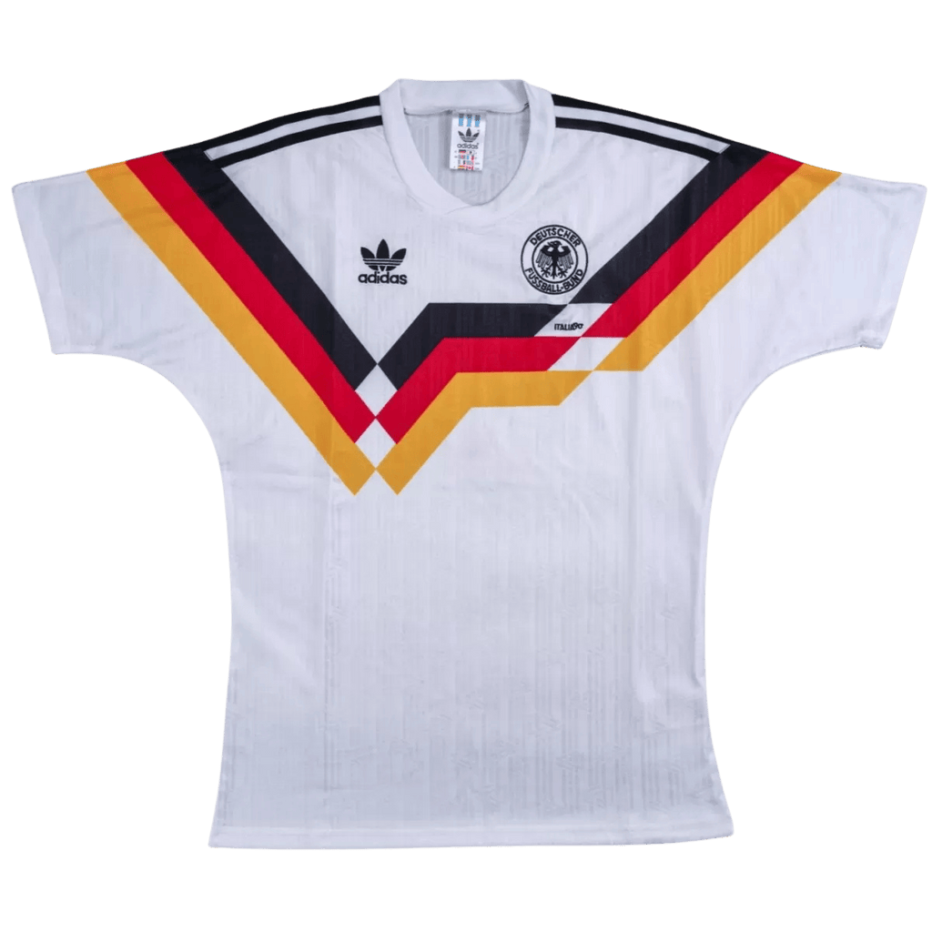 Germany Retro Home Jersey 1990 White Men's