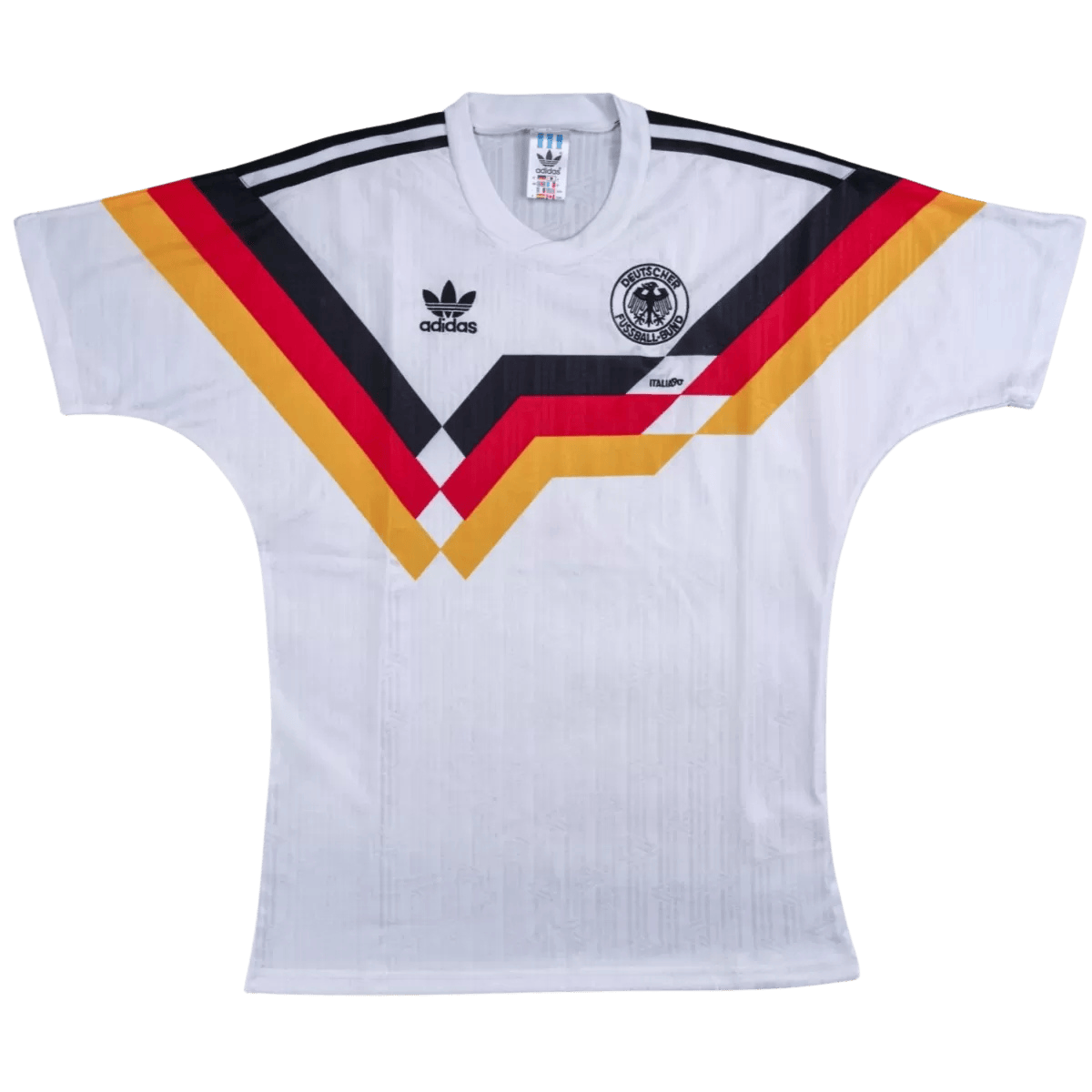 Germany Retro Home Jersey 1990 White Men's
