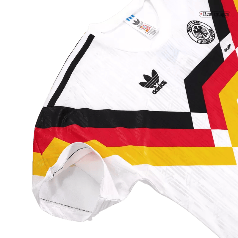 Germany Retro Home Jersey 1990 White Men's
