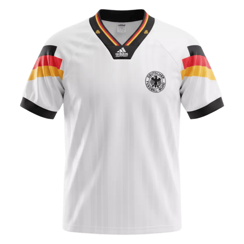 Germany Retro Home Jersey 1992 White Men's