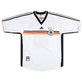 Germany Retro Home Jersey 1998 White Men's