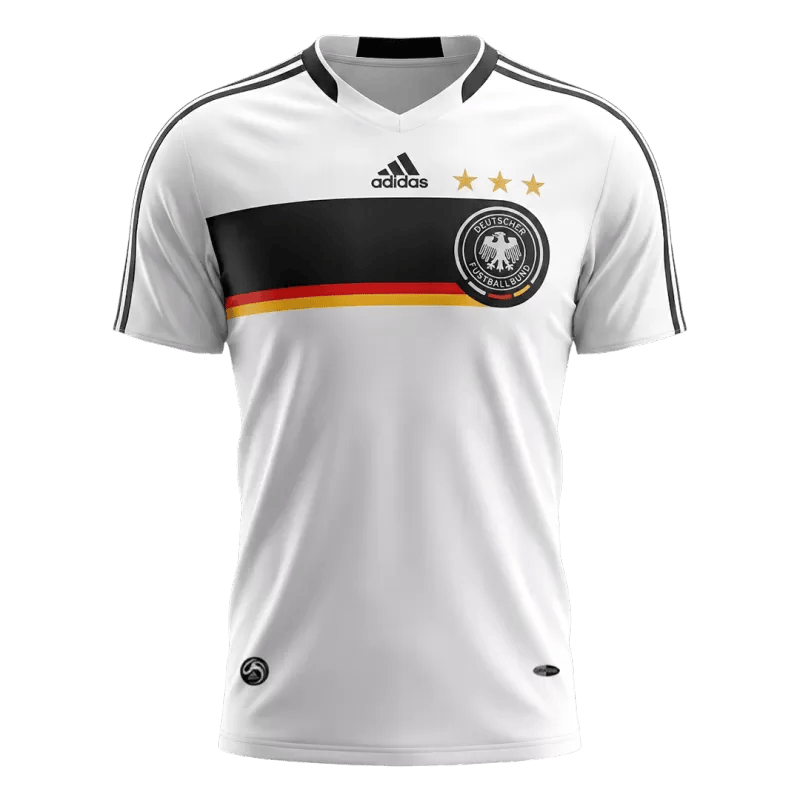 Germany Retro Home Jersey 2008 White Men's