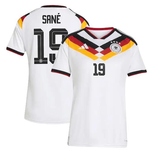 Germany SANÉ #19 Home World Cup 2026 Jersey White Men's