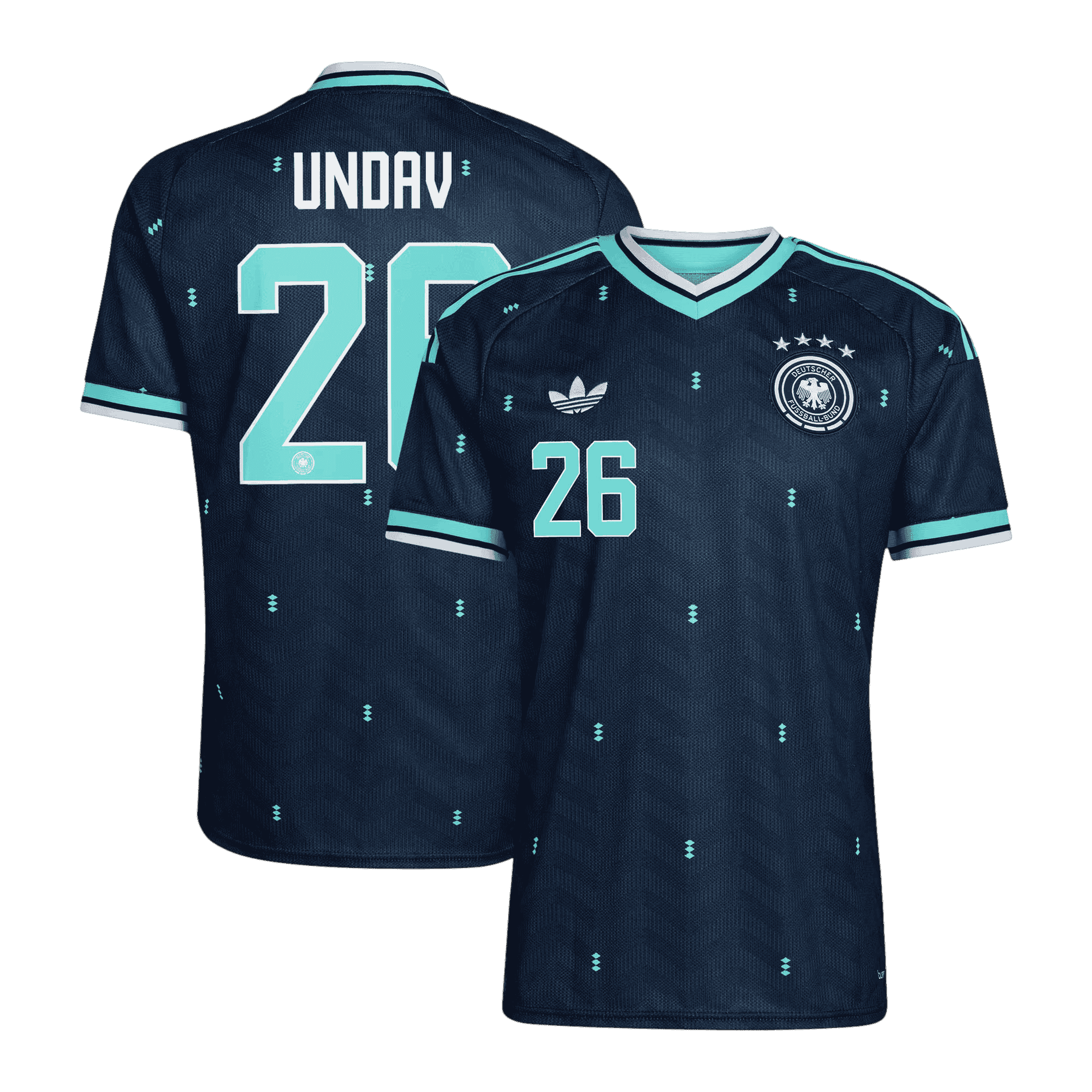 Germany UNDAV #26 Away World Cup 2026 Jersey Navy Men's