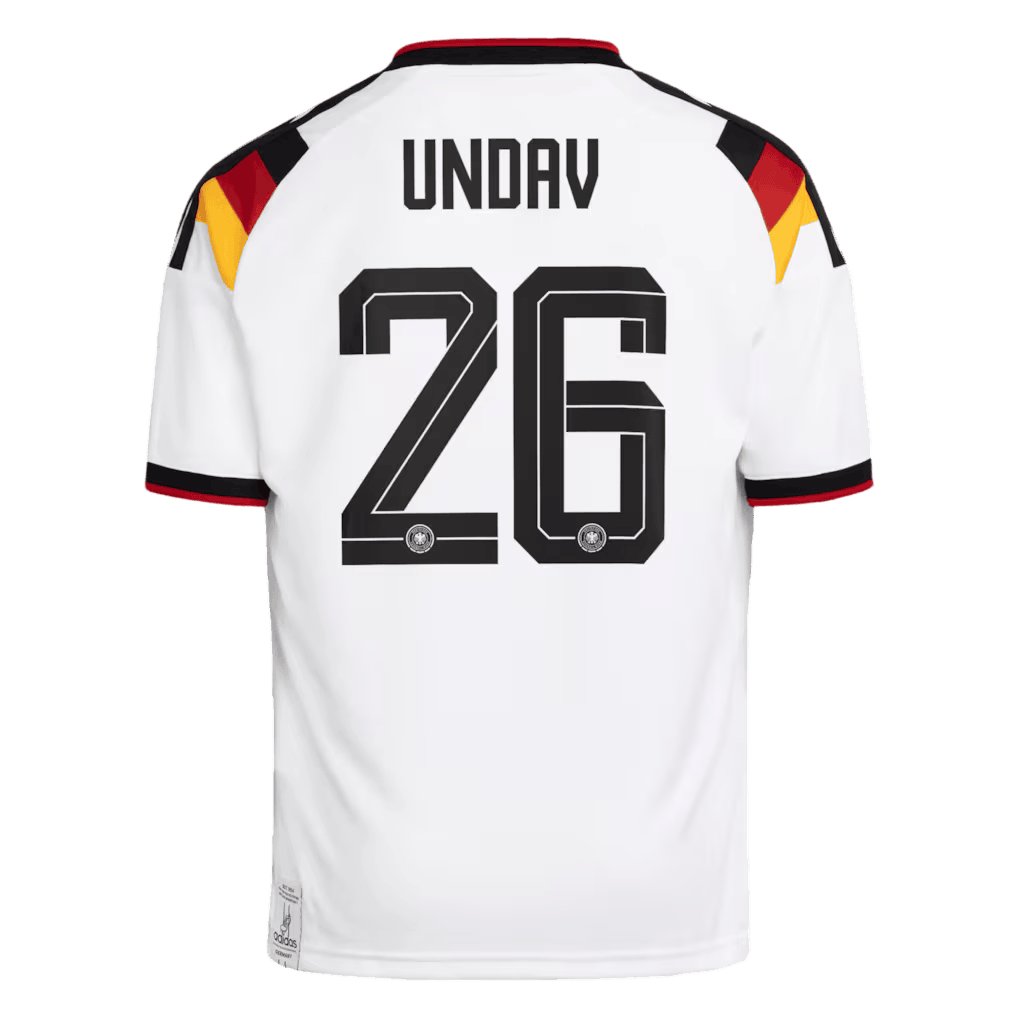 Germany UNDAV #26 Home World Cup 2026 Jersey White Men's