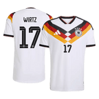 Germany WIRTZ #17 Home World Cup 2026 Jersey Player's Version White Men's