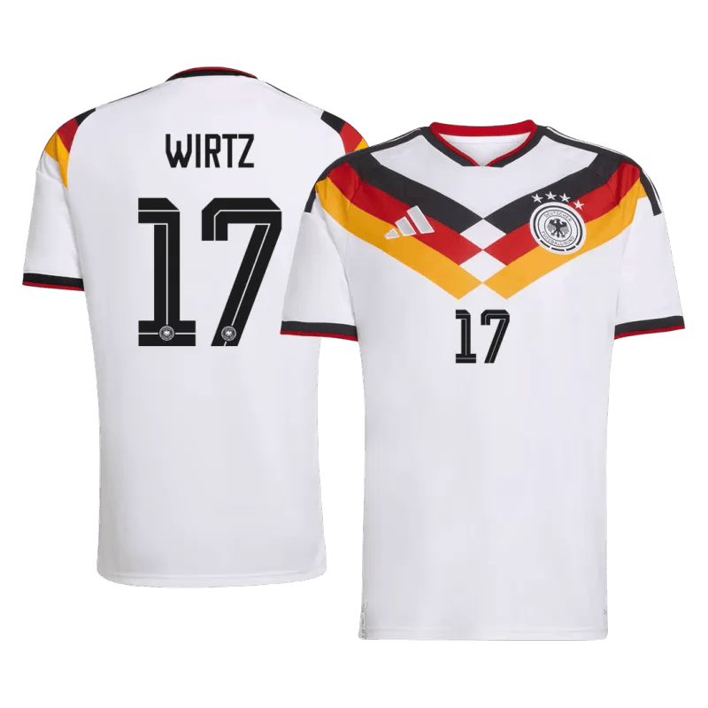 Germany WIRTZ #17 Home World Cup 2026 Jersey White Men's