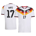 Germany WIRTZ #17 Home World Cup 2026 Jersey White Men's