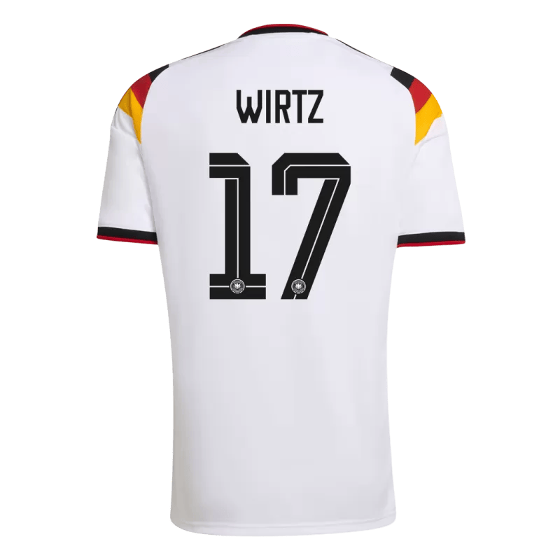 Germany WIRTZ #17 Home World Cup 2026 Jersey White Men's