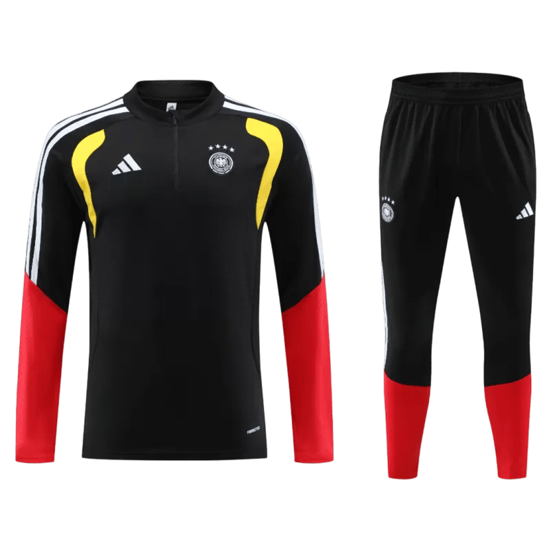Germany World Cup 2026 Quarter Zip Tracksuit Black Men's