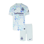 Inter Milan Away 2025/26 Kit White Kids
