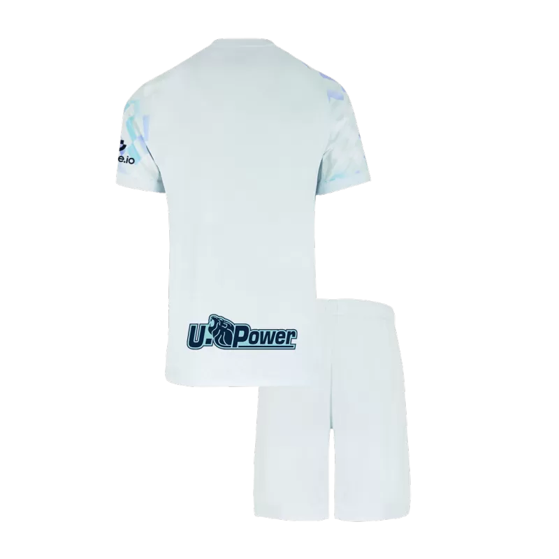 Inter Milan Away 2025/26 Kit White Kids