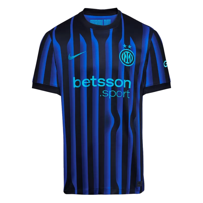 Inter Milan Home 2025/26 Jersey Black & Blue Men's