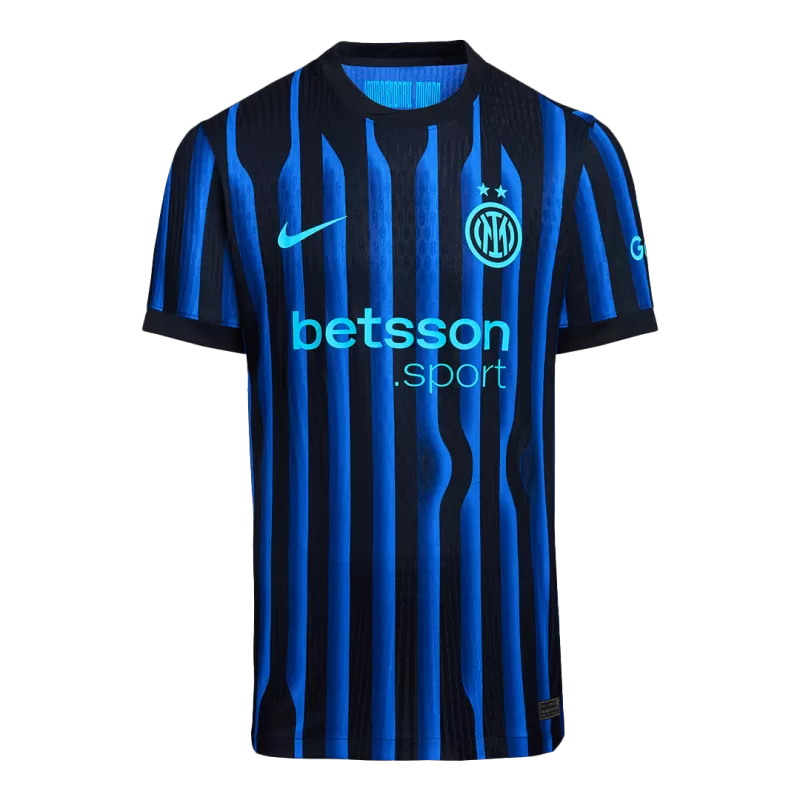 Inter Milan Home 2025/26 Jersey Player's Version Black & Blue Men's