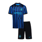 Inter Milan Home 2025/26 Kit Black & Blue Kids