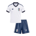 Italy Away World Cup 2026 Kit White Kids