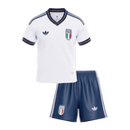 Italy Away World Cup 2026 Kit White Kids