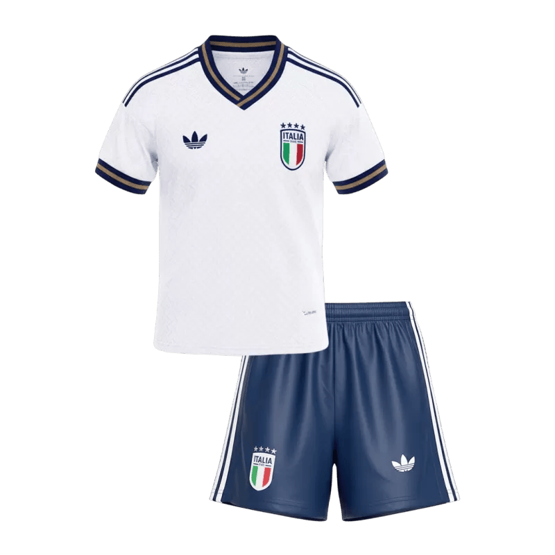 Italy Away World Cup 2026 Kit White Kids